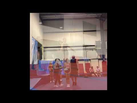 Video of coed stunting 