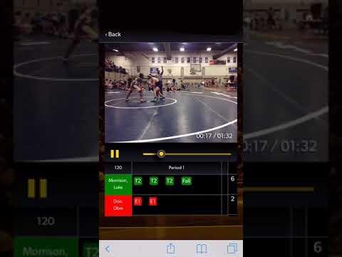 Video of Luke Morrison wrestling freshman year