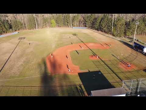 Video of Caught it in field of play SS and threw him out at 1st! MM vs Alcovy March 23"