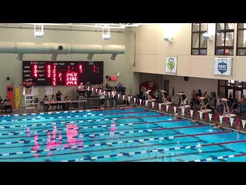 Video of Avery 200 IM Districts(Lane 1 at the top)