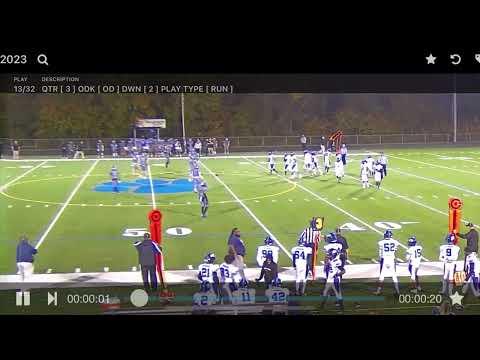 Video of Evan Dennison Varsity Defense.