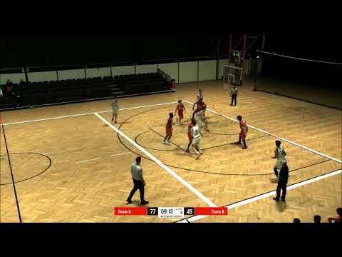 Video of 2025 6’9 point forward European youth basketball league highlights 