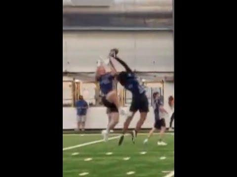 Video of EA at Blue Grey All-American Heartland Combine