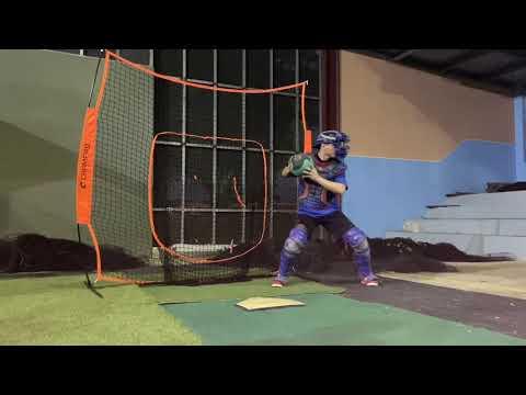 Video of Miguel Osorio 2021 hitting and catching