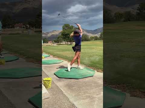 Video of Corynn 8/16/23 Pre-Practice: 9 Iron, 7 Iron and 4 Iron