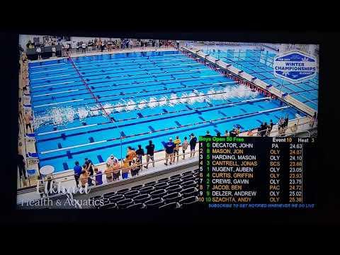 Video of 2/28/21 Winter Championship - 50 Free