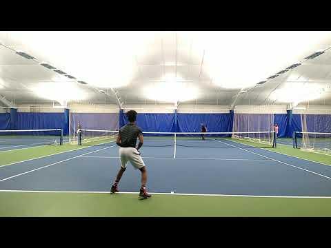 Video of Serve and points (College recruit video part 4)