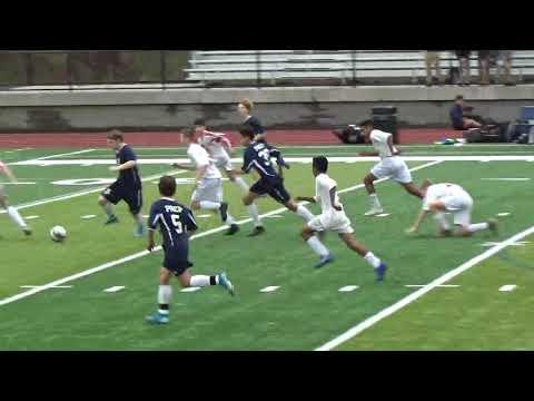 Video of Jeff Groth (30) gets ball thru to fellow attacker