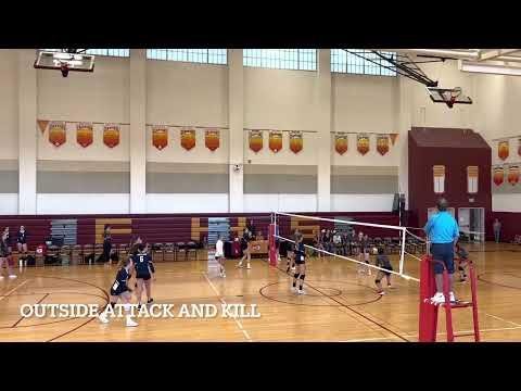 Video of Mariah Rua Volleyball Highlights First League Game 