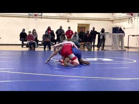 Video of Wrestling at 138 weighing 132 (In red)