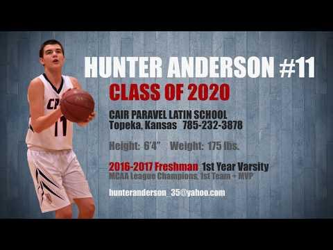 Video of Hunter Anderson - Freshman Highlights (2016/17)