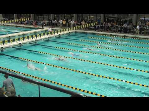 Video of 2017 Speedo Sectionals - Women's 200 yd Back C Final (Berit in blue suit, lane 5)