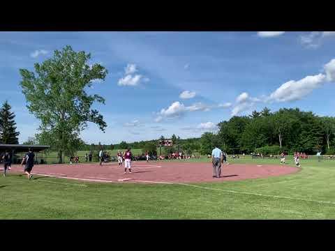 Video of Shannon Starratt Home Run over Whitehall 6/12/21 sectional Class C semi final game