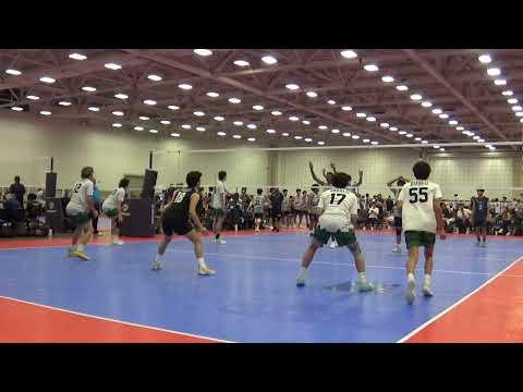 Video of Matthew Kong 16yrs #17 USA Volleyball Highlights, Summer 2024, Part 3