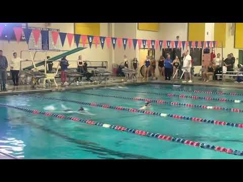 Video of 100 Breastroke @Raytown time:1:23.15, sophomore 