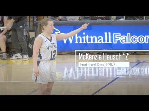 Video of McKenzie "Z" Hausch #12/PG • Whitnall High School • Varsity Basketball Highlights 2019-2020