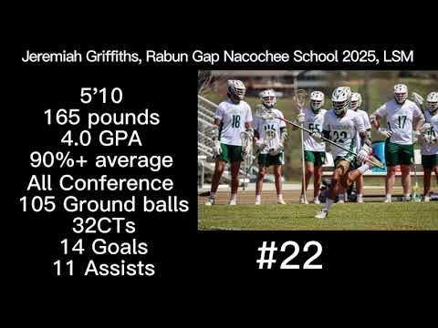 Video of Jeremiah Griffiths Lacrosse