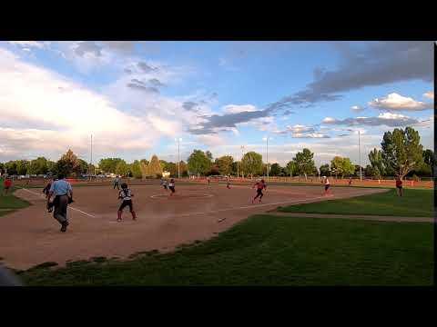 Video of Graceyn Frost 2021 LHP pitcher defense play