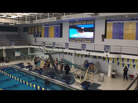 Video of 100 Breaststroke - Lane 6, Heat 4 - Red Tech Suit - Time to Go to in Video: 3:30:59 (From this year; NOT best time swim)