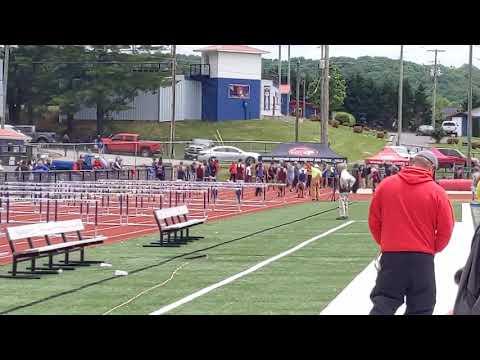 Video of Girls 100 meter hurdles Sectional Qualifier