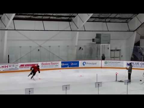 Video of Junior Hockey News Pre Draft Combine On Ice Testing