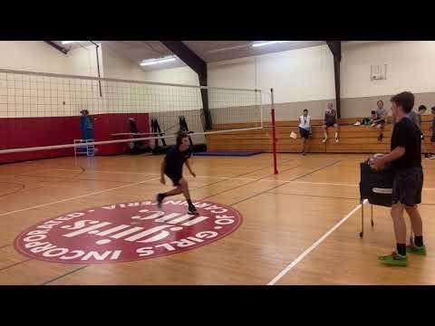 Video of Volleyball Practice Plays