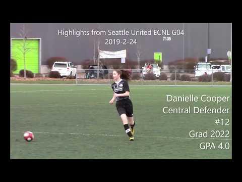 Video of Highlights from Seattle United G04 ECNL 2019-2-24