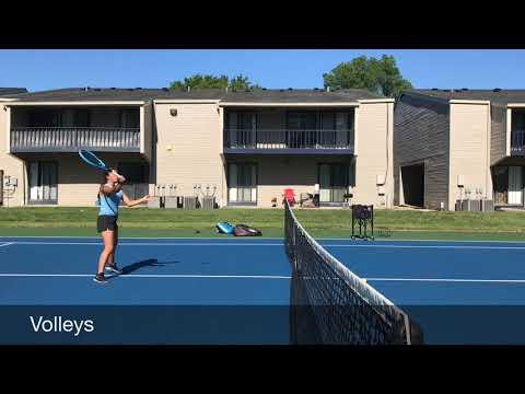 Video of Claire Pinkston Tennis Recruiting Video 6/22/2020