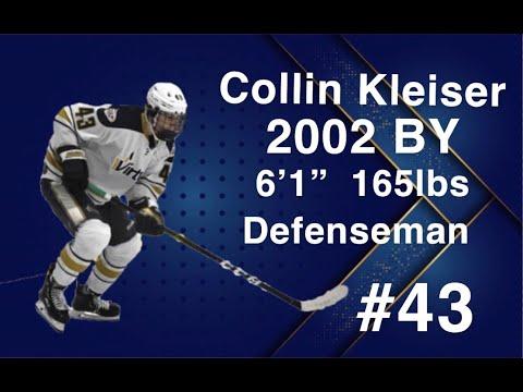 Video of Collin Kleiser 2002 6'1" 165lbs Defenseman