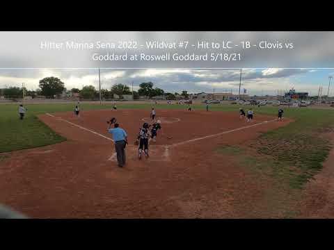 Video of Marina Sena 2022 at Bat Varsity CHS Junior Year 2021 Part 1