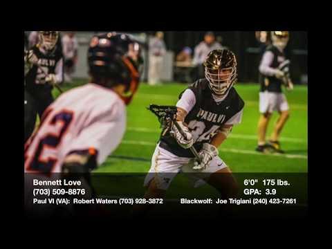 Video of Bennett Love (2021) Junior Lacrosse Highlights 2020 (shortened season)