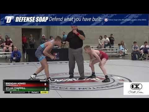 Video of Brendan Howes vs. Dylan Chappell (2019 Cadet National Duals in Spokane, WA)