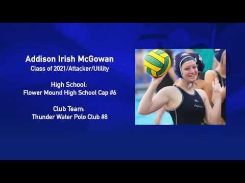 Video of Addison McGowan Highlight