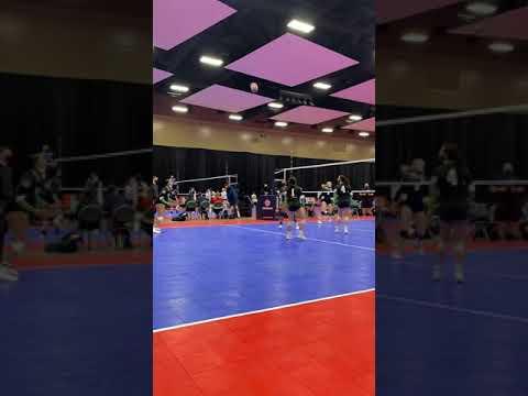 Video of ASAP Lynnise #1 serving that Pancake! @ Permian Basin Bid, Midland Tx