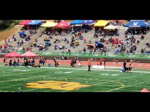 Video of 300M Hurdle 44.34, Lane 5, CIF Prelim May 11, 2019