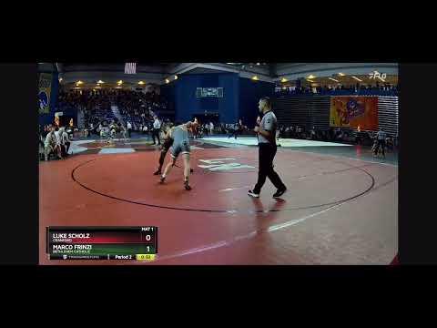 Video of Luke Scholz (Cranford) 4-1 win over Marco Frinzi (Bethlehem Catholic)