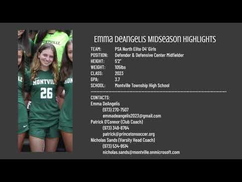 Video of Emma DeAngelis: Midseason Highlight Video