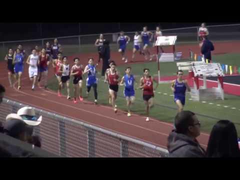 Video of Jack Tablizo (In royal blue with fluorescent yellow shoes) - 3rd place in varsity meet 1600m / PR = 4:43