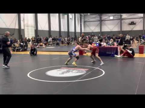 Video of NW Regionals 2nd match 1st period || in red singlet