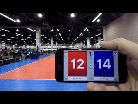 Video of Set 1 Vegas United 17 Navy vs Balboa Bay (#9 Setter)