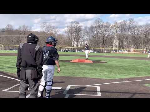 Video of first college appearance 2nd inning of work