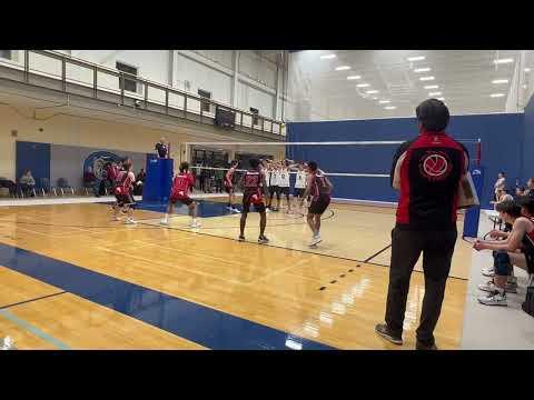 Video of first year playing volleyball at second tourney