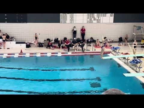 Video of Kinsley Knief dive video