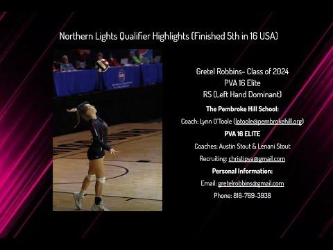 Video of Gretel Robbins '24- Northern Lights Qualifier Highlights 2022