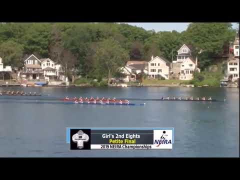 Video of Girls 2nd Eights Petite Final 2019 NIERA Championships (Glastonbury, 6th seat, blue boat)