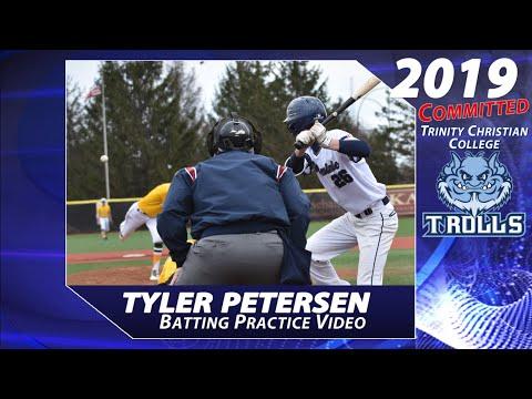 Video of Tyler Petersen - Batting Practice Video (Dual View)