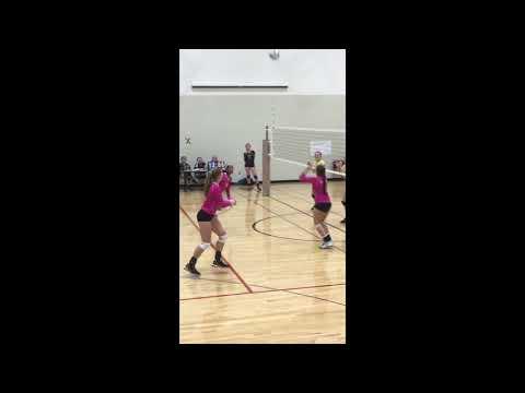 Video of Karly Jevert volleyball 1