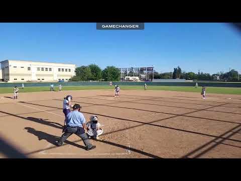 Video of Madera South HS @ Fresno HS, 4/12/24, line drive single RBI