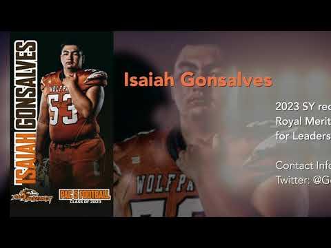 Video of Isaiah Gonsalves Senior Season highlights