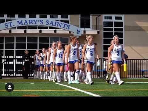 Video of 2021 St. Mary’s High School Varsity Field Hockey Season Opener